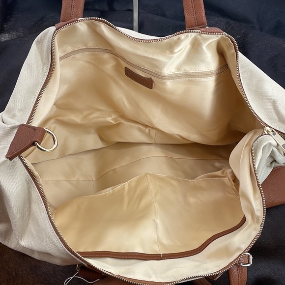 HENNY + LEV Weekender Bag Matching Pochette Canvas - Picture 7 of 7